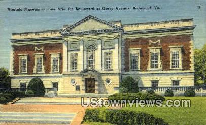 Virginia Museum Of Fine Arts - Richmond Postcard