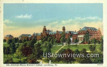 Randolph Macon Womens College  - Lynchburg, Virginia VA Postcard