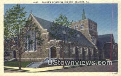 Christ's Episcopal Church  - Roanoke, Virginia VA Postcard