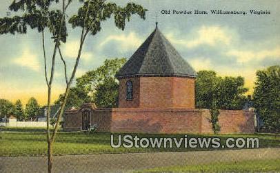 Old Powder Horn  - Williamsburg, Virginia VA Postcard