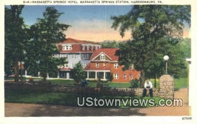 Massanetta Springs Hotel  - Harrisonburg, Virginia VA Postcard