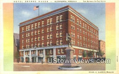 Hotel George Mason  - Alexandria, Virginia VA Postcard