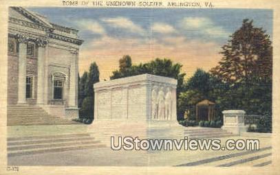 Tomb Of The Unknown Soldier  - Arlington, Virginia VA Postcard