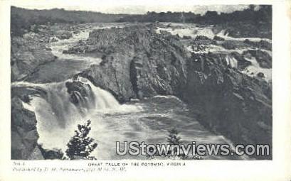 Great Falls Of The Potomac  - Virginia VA Postcard
