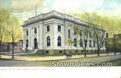 US Post Office  - Newport News, Virginia VA Postcard