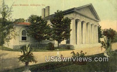 Lee Mansion  - Arlington, Virginia VA Postcard