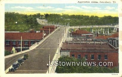 Appomattox Bridge  - Petersburg, Virginia VA Postcard