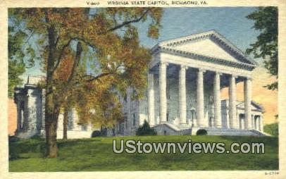 Virginia State Capitol  - Richmond Postcard