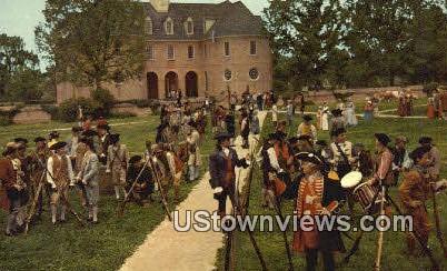 The Militia  - Williamsburg, Virginia VA Postcard