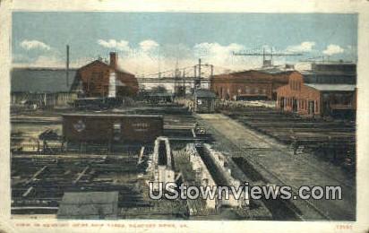 Ship Yard  - Newport News, Virginia VA Postcard