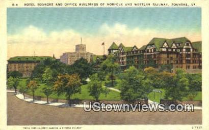 Hotel Roanoke  - Virginia VA Postcard