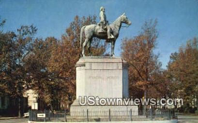 Jackson Monument  - Richmond, Virginia VA Postcard