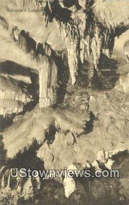 Solomon's Temple  - Endless Caverns, Virginia VA Postcard