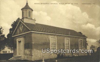 Grace Episcopal Church - Yorktown, Virginia VA Postcard