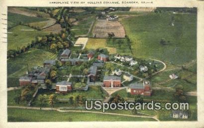 Hollins College - Roanoke, Virginia VA Postcard