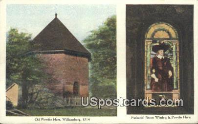 Old Powder Horn - Williamsburg, Virginia VA Postcard