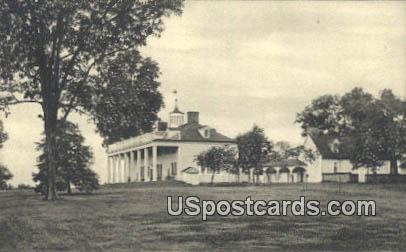 Home of George Washington - Mt Vernon, Virginia VA Postcard