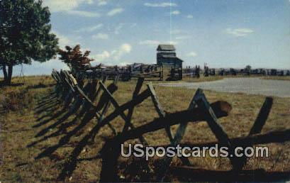 Rail Fences, Groundhog Mountain - Blue Ridge Parkway, Virginia VA Postcard