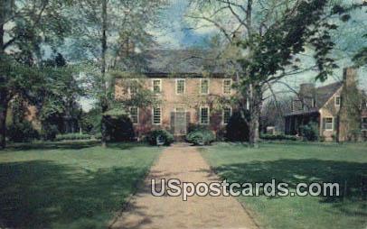 Kenmore 1752 - Fredericksburg, Virginia VA Postcard