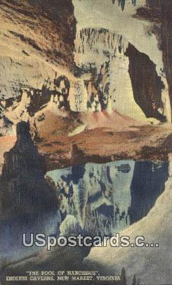 Pool of Narcissus, Endless Caverns - New Market, Virginia VA Postcard