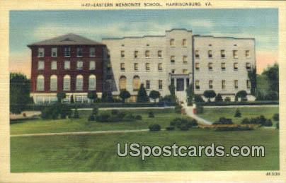 Eastern Mennonite School - Harrisonburg, Virginia VA Postcard