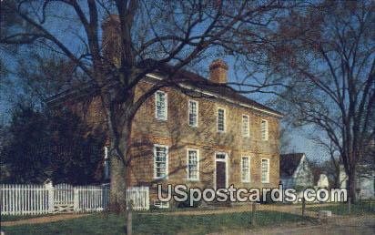 George Wythe House - Williamsburg, Virginia VA Postcard