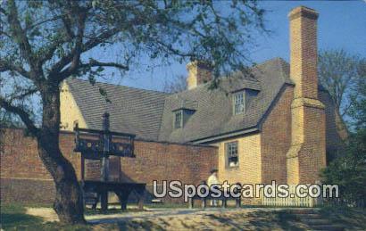 Public Gaol - Williamsburg, Virginia VA Postcard