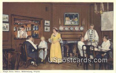 King's Arms Tavern - Williamsburg, Virginia VA Postcard