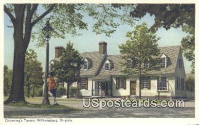 Chowning's Tavern - Williamsburg, Virginia VA Postcard