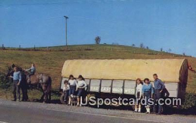 Last Wagon West - Misc, Virginia VA Postcard