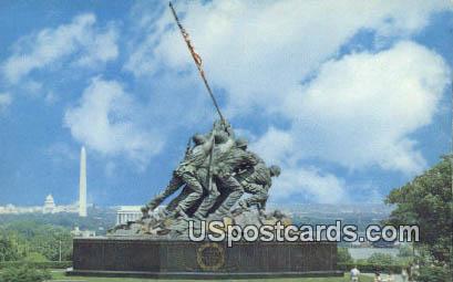 US Marine Corps War Memorial - Arlington, Virginia VA Postcard