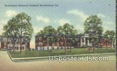 Rockingham Memorial Hospital - Harrisonburg, Virginia VA Postcard