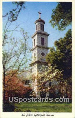 St John's Episcopal Church - Richmond, Virginia VA Postcard