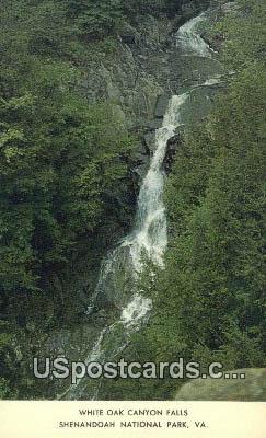 White Oak Canyon Falls - Shenandoah National Park, Virginia VA Postcard