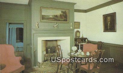 Parlor, Brush Everard House - Williamsburg, Virginia VA Postcard