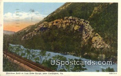 Rainbow Rock, Iron Gate Gorge - Covington, Virginia VA Postcard