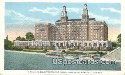 Chamberlin Vanderbilt Hotel - Old Point Comfort, Virginia VA Postcard