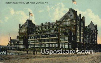 Hotel Chamberlain - Old Point Comfort, Virginia VA Postcard