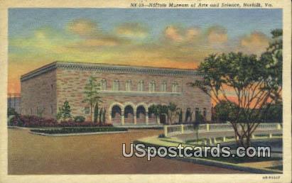 Norfolk Museum of Arts & Science - Virginia VA Postcard