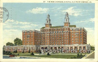 New Chamberlin Hotel - Old Point Comfort, Virginia VA Postcard