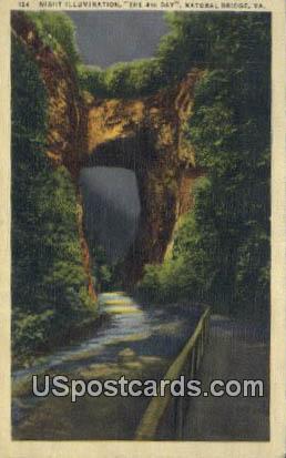Natural Bridge, VA Postcard       ;         Natural Bridge, Virginia