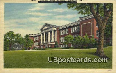 Junior High School - Bristol, Virginia VA Postcard