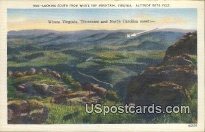 White Top Mountain, VA Postcard       ;         White Top Mountain, Virginia