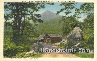 Peaks of Otter, Virginia Postcard     ;       Peaks of Otter, VA