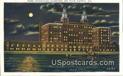 Hotel Chamberlain - Old Point Comfort, Virginia VA Postcard