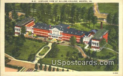 Sullins College - Bristol, Virginia VA Postcard