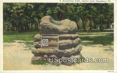 Pocahontas Basin, Central Park - Petersburg, Virginia VA Postcard