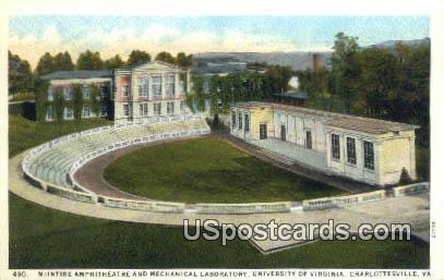 Mechanical Laboratory, University of Virginia - Charlottesville Postcard