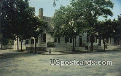 Street Front, Home of Mary Washington - Fredericksburg, Virginia VA Postcard