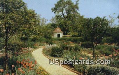 Flower Garden - Mt Vernon, Virginia VA Postcard